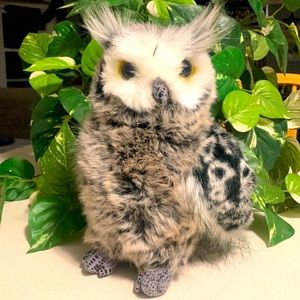 Aurora Great Horned Plush Owl